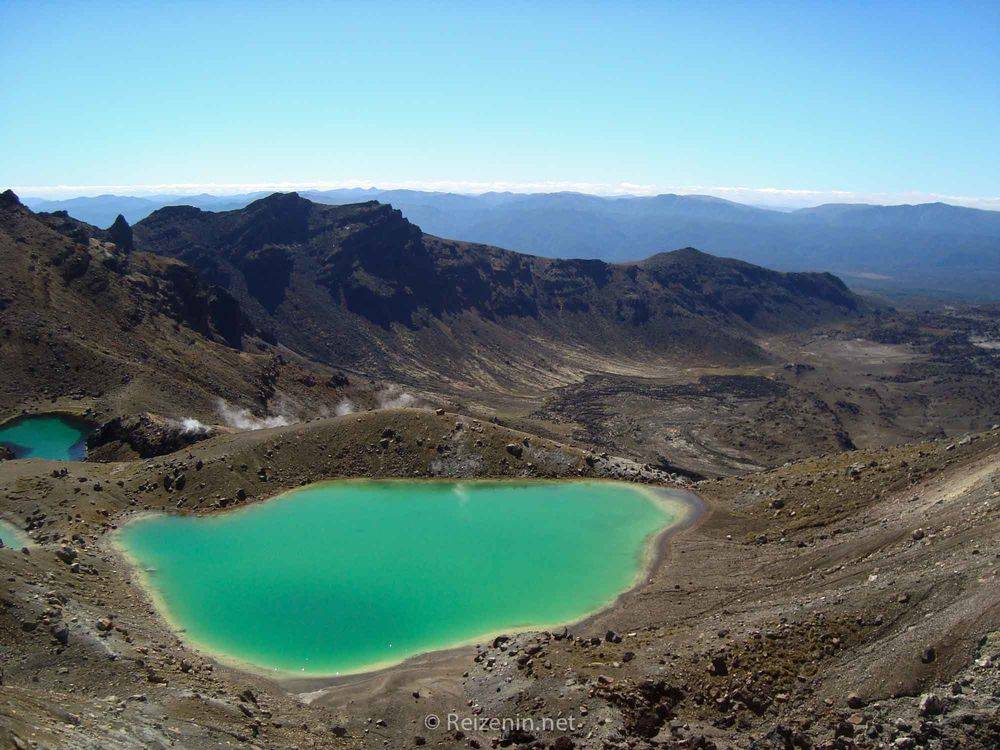 Blue Lakes Tongariro Alpine Crossing