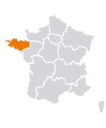 Bretagne Farnkrijk regio