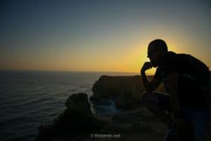 Zonsondergang Praia da Marinha