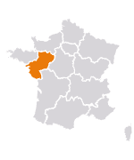 Frankrijk provincie Pays de la Loire