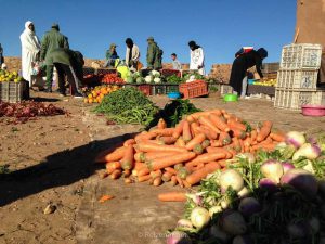 markt in mhamid marokko sahara