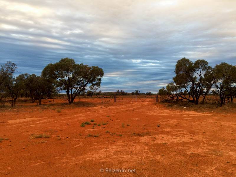 Reisroute dwars door Australie