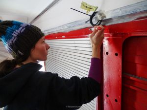 roest verwijderen camper