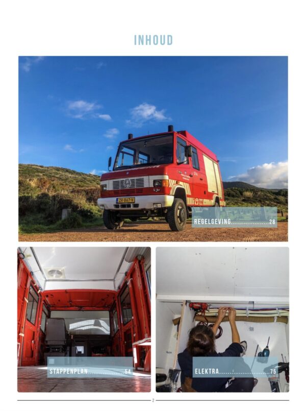 camper bouw boek inhoudsopgave