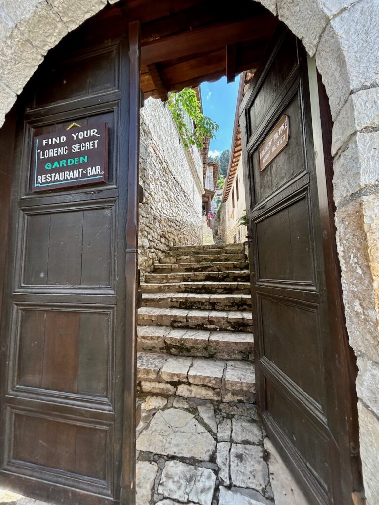 Restaurantje in Berat