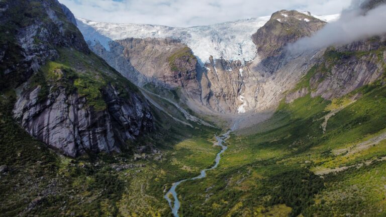 Gletsjer in Noorwegen