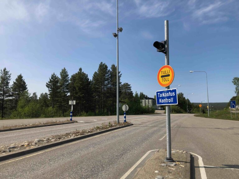 Noorse tolweg grens Finland