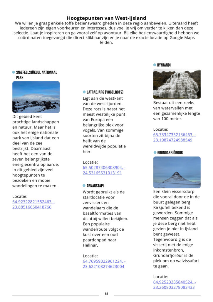 ebook voor ijsland reis