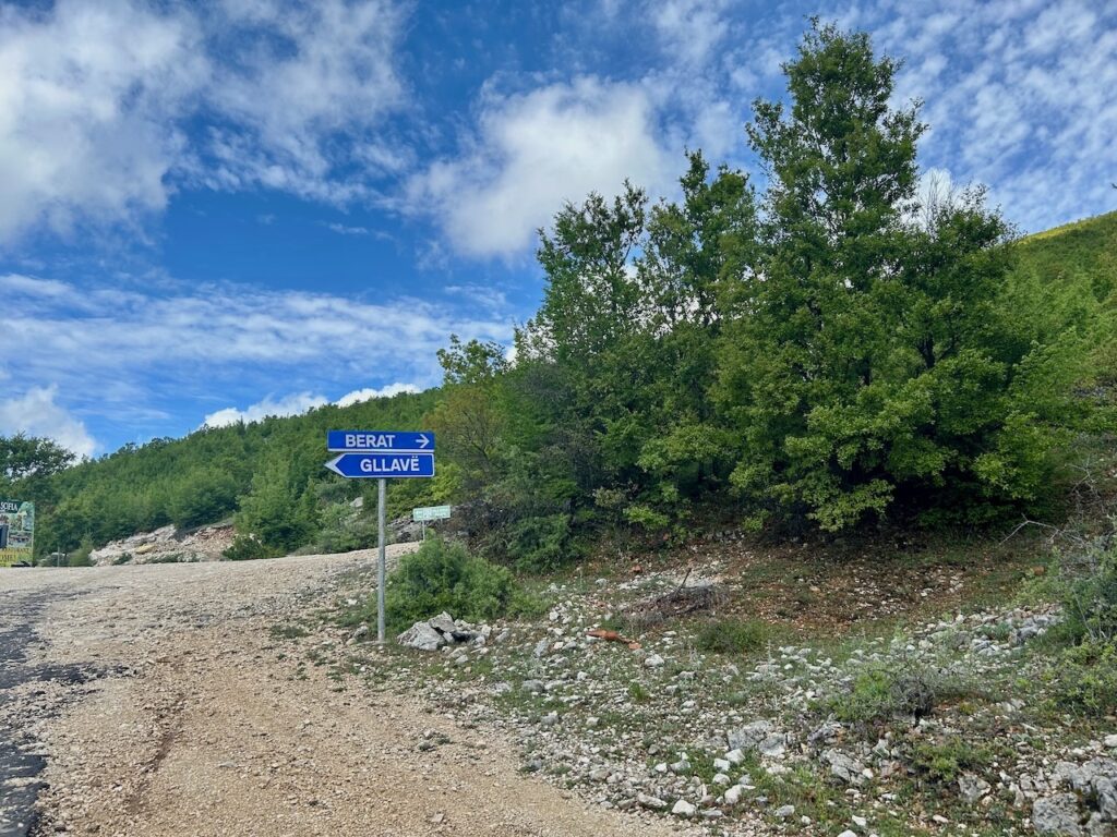 Gravelwegen in Albanië