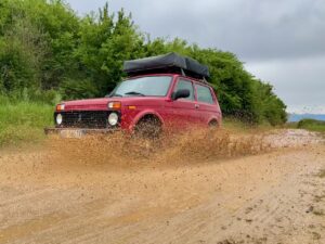 Off road rijden in Albanië