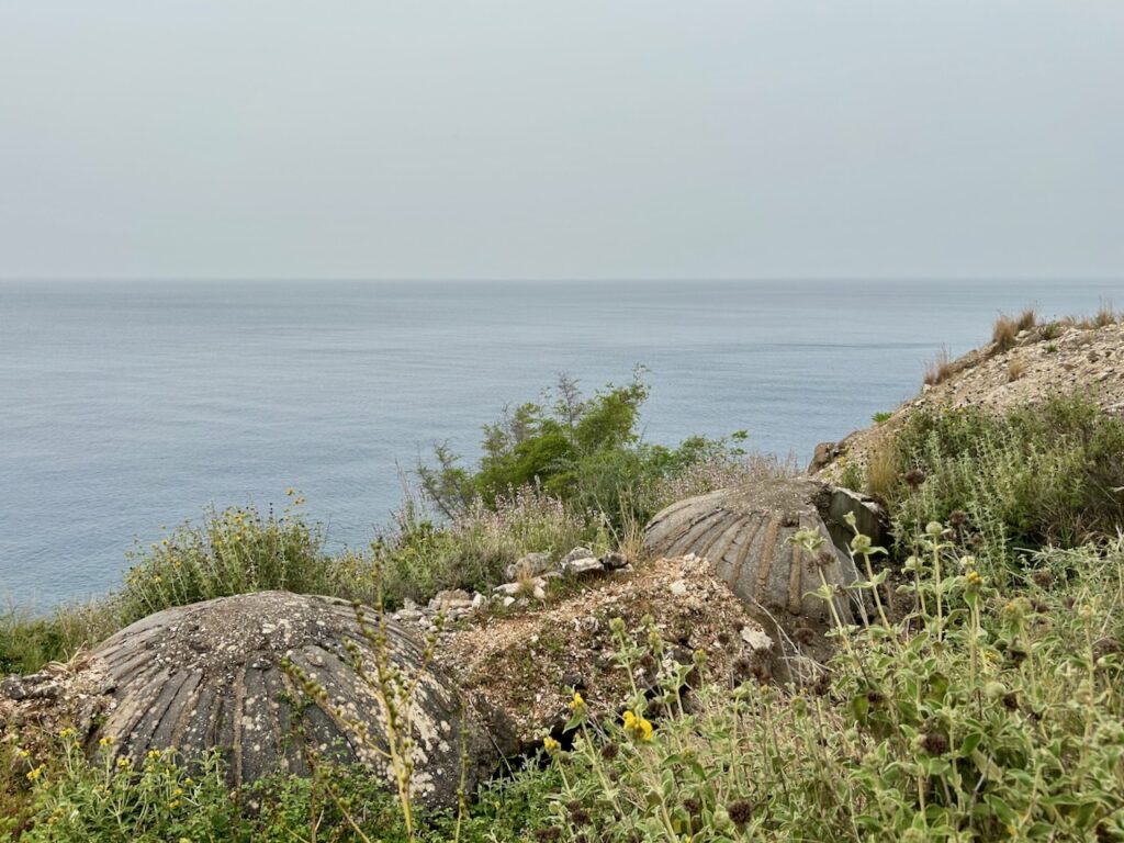 Bunkers langs de Albanese kust