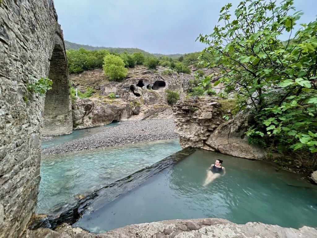 Banjat e Benjes thermisch bad Albanië