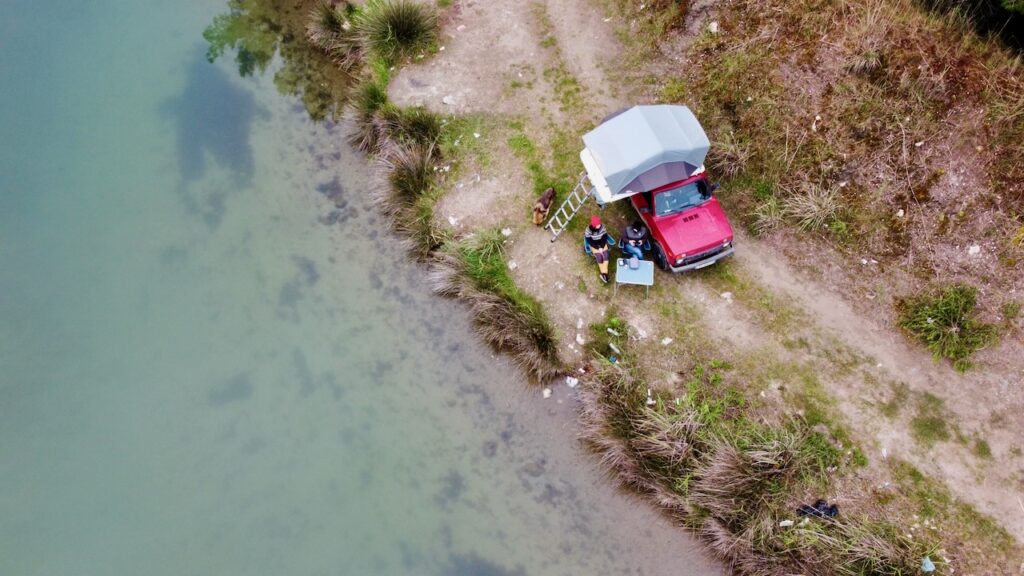 mooi kampeer plekje Albanië