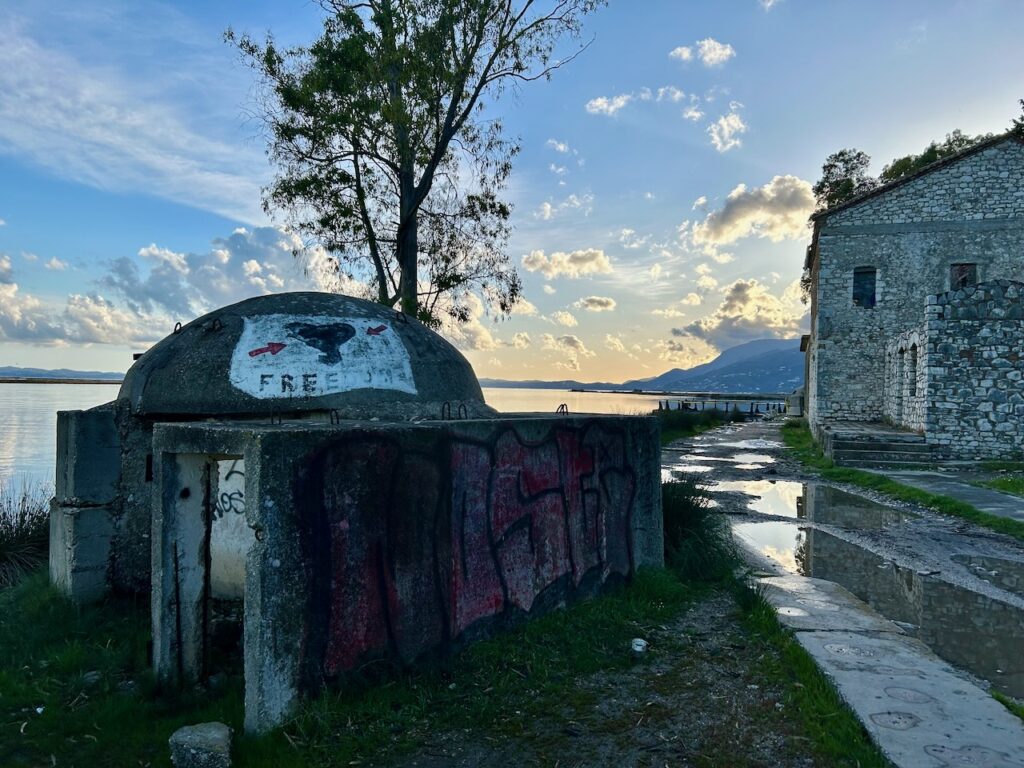 Butrint omgeving bunkers