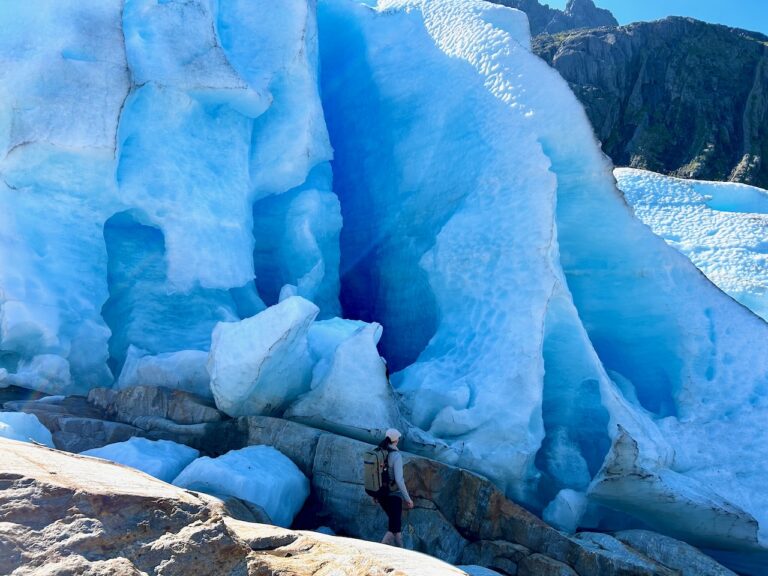 Engabreen uitloper Svartisesn gletsjer