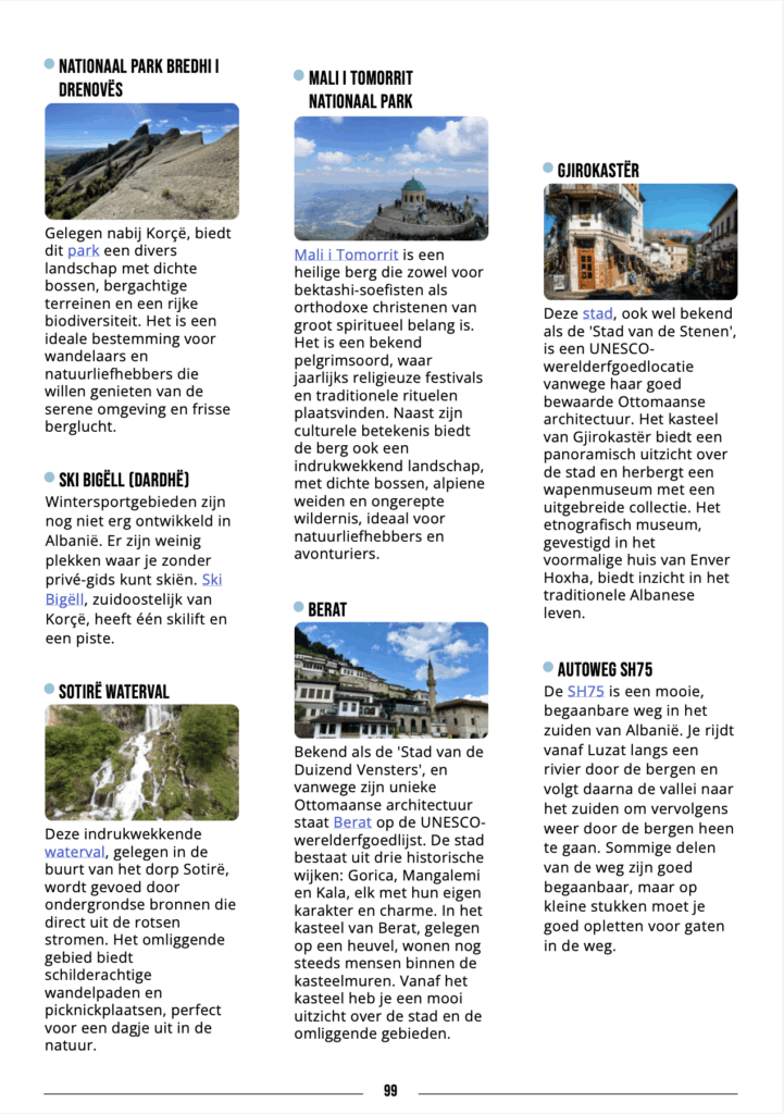 reizen in albanie reisgids