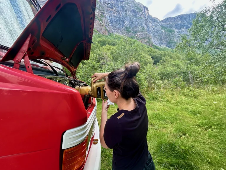 Camper motor onderhoud