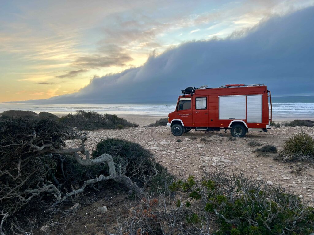 wildkamperen Marokko camper