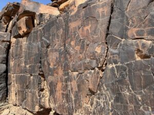 Jebel Youmkat rotrstekeningen geschiedenis Marokko
