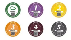 milieustickers voorbeeld frankrijk