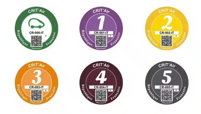 milieustickers voorbeeld frankrijk